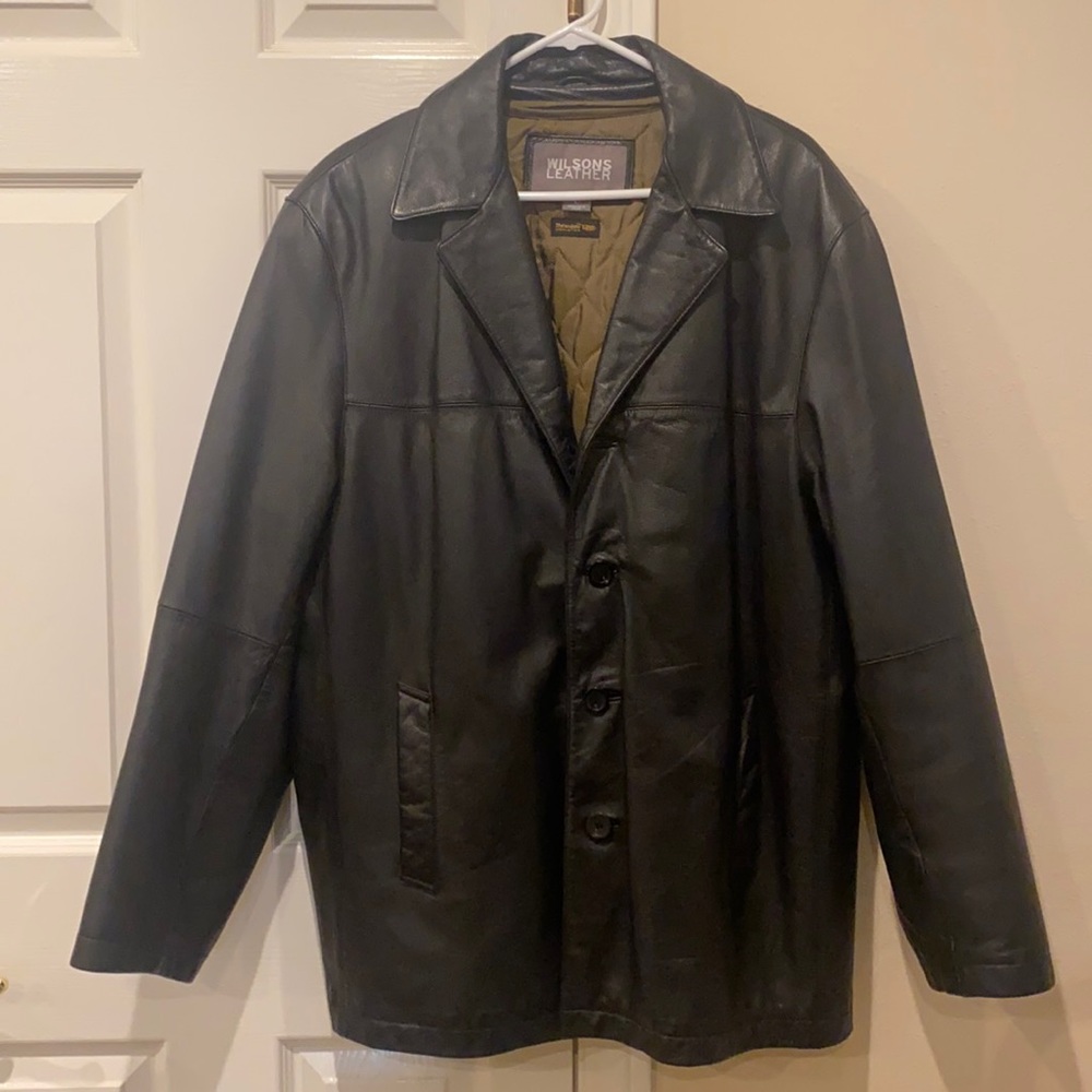 Men’s Black 100% Real Leather Jacket